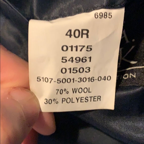 Jos A Bank Navy Slim Fit Suit 40R - Picture 5 of 5